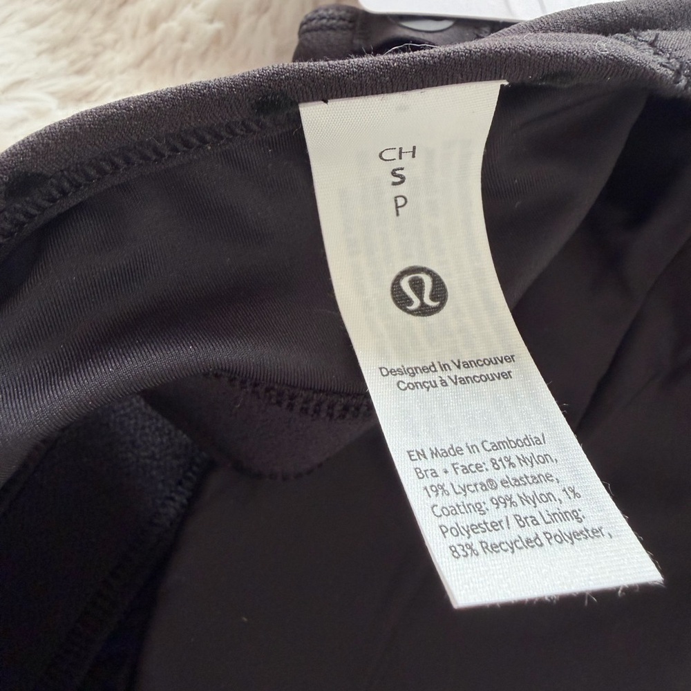 Lululemon Flocked Polka Flow Y Bra - Picture 4 of 6
